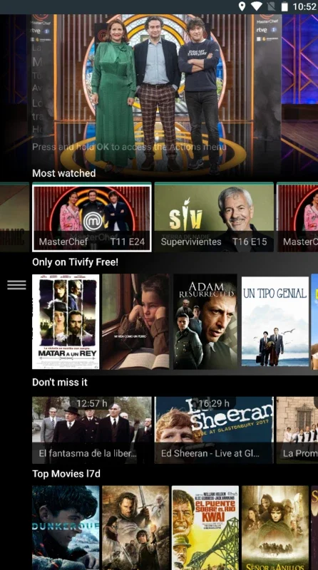 Tivify for Android - Stream Spanish TV Channels Easily