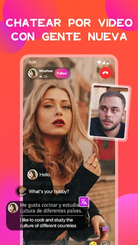 Woohoo - Live Video Chat for Android: Global Connections