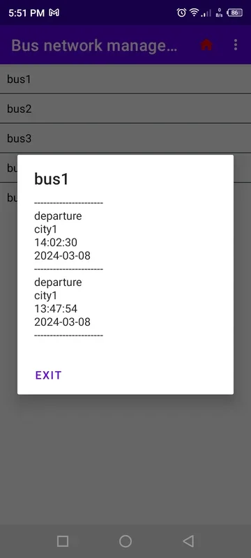 Bus net work management for Android - Simplify Network Management