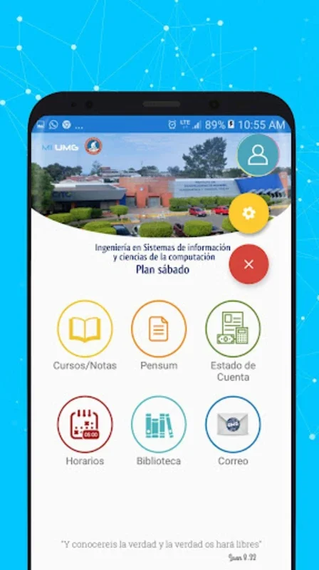 UMG - Aplicación oficial for Android: Streamline Academics