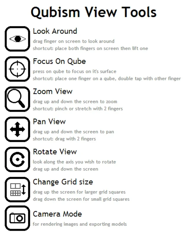 Qubism: Intuitive 3D Modeling for Android