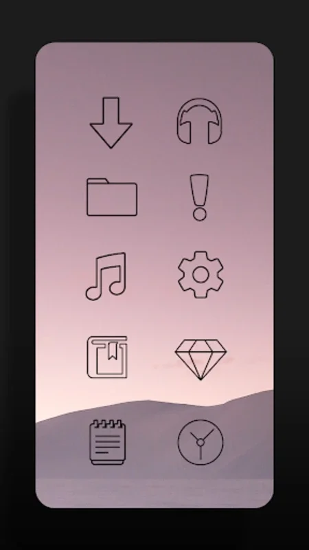 Lines Dark - Icon Pack for Android - Customize Your Device