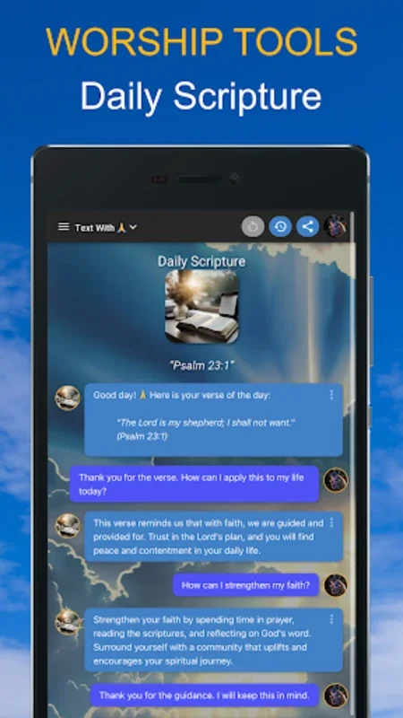 Text With for Android - Enriching Faith Engagement