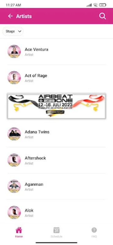 AirBeat One for Android - Stay Updated at Festivals