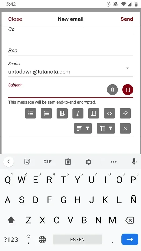 Tuta for Android - Secure Email App