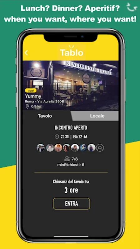 Tablo - Social eating for Android: Connect with Foodies