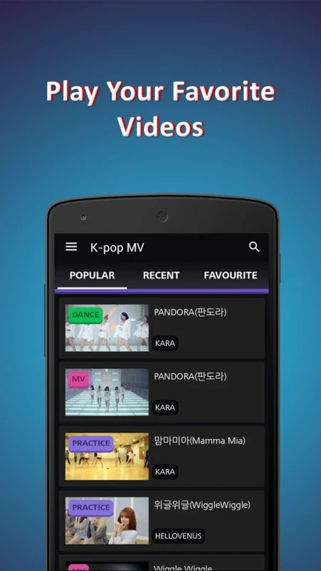 K-pop MV for Android - Immersive K-pop Experience