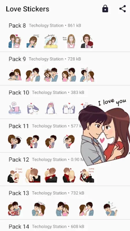 Love Stickers for WhatsApp :WA for Android - Express Love with Ease