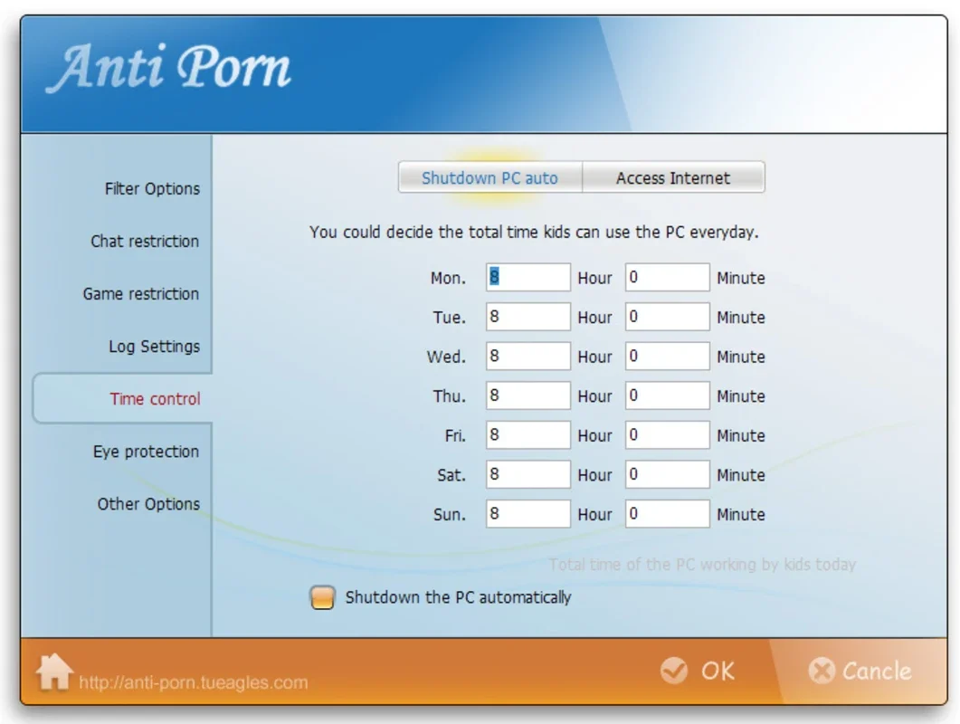 Anti-Porn: Parental Control Software for Windows