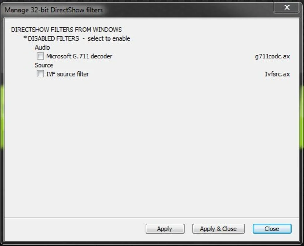 K-Lite Codec Tweak Tool for Windows - Fix Codec Issues