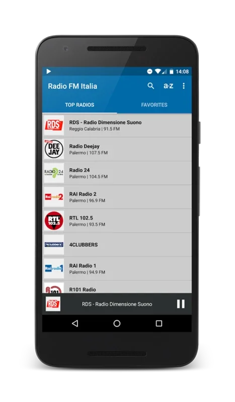 Radio FM Italia for Android - Stream Italian Radio