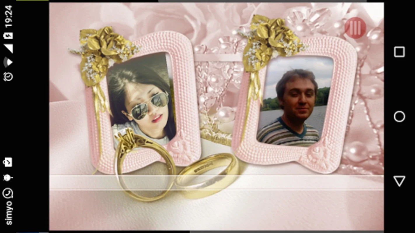 Wedding photo Frames for Android - Create Personalized Postcards