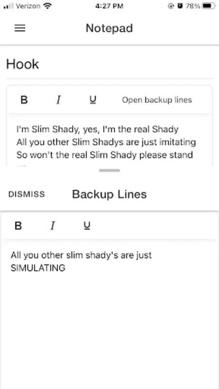 rapbot.ai for Android: Aiding Rap Lyric Creation