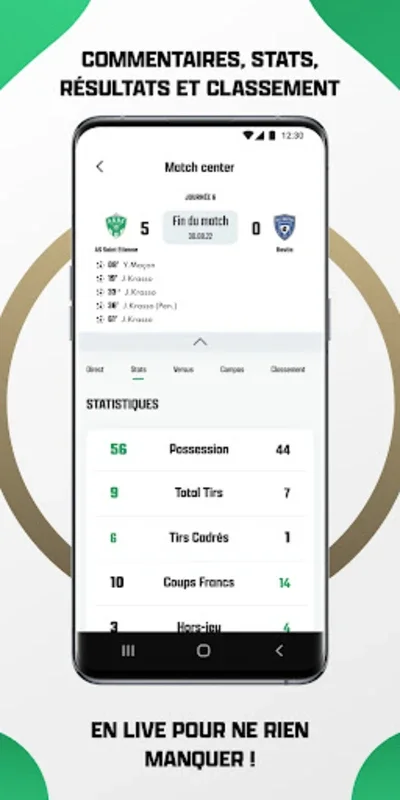 ASSE Officiel for Android - Stay Updated with AS Saint-Étienne