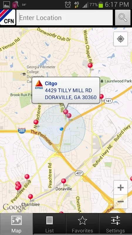 CFN Site Locator for Android - Find Locations Easily