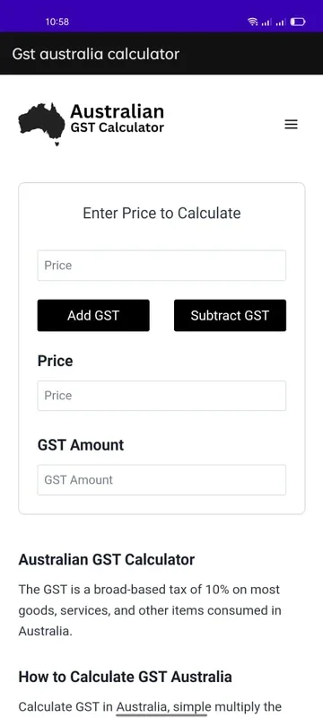 Gst australia calculator for Android - Simplify GST Calculations