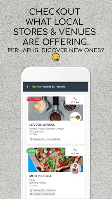 Order Local for Android: Free Online Ordering for Small Businesses