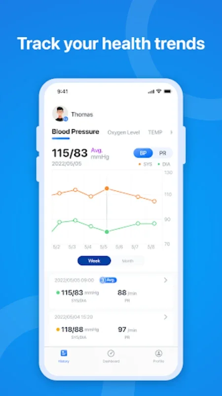 ViHealth for Android - Track Health with Ease