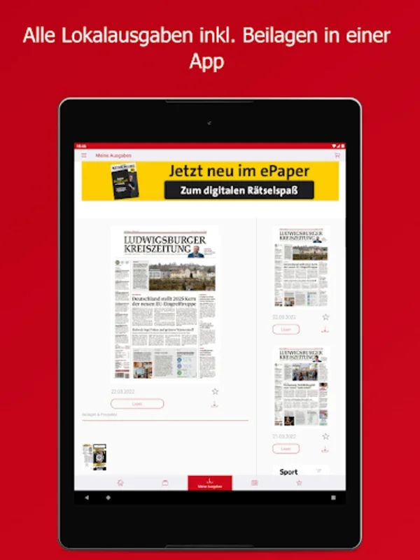 Ludwigsburger Kreiszeitung for Android - Local News at Your Fingertips