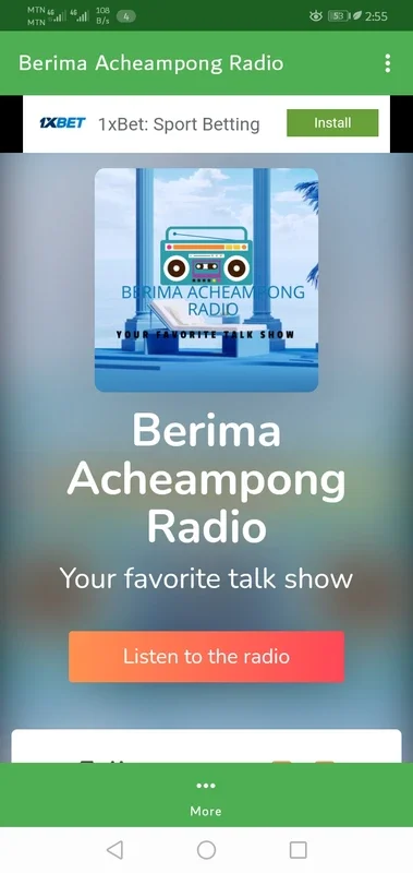 Berima Acheampong Radio for Android - Enjoy Diverse Content