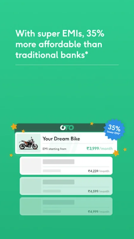 OTO: Scooter & Bike Loan App for Android - Seamless Bike Financing