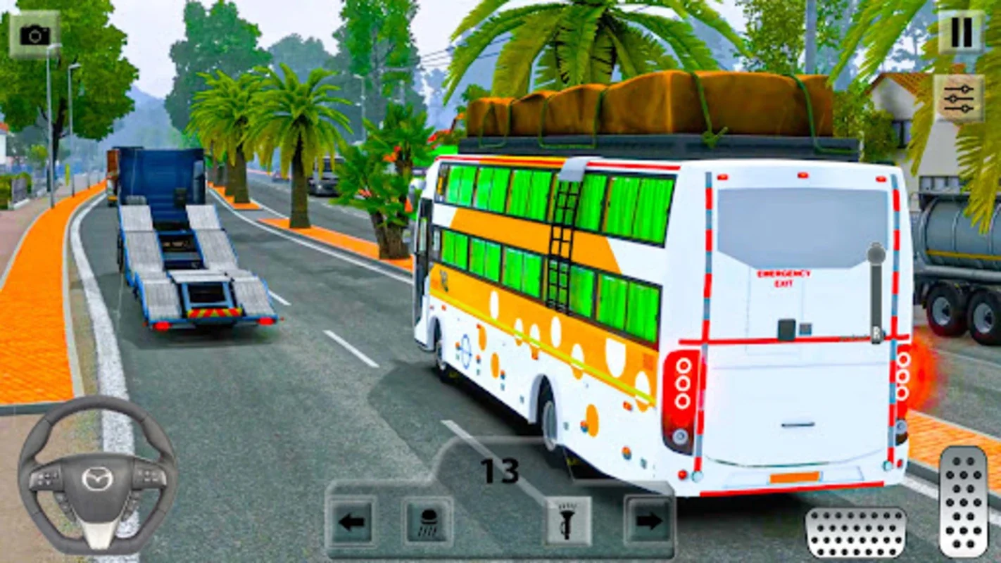 Indian Bus Uphill Driving Game for Android - Thrilling Uphill Adventures