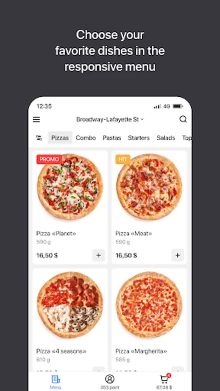 Demo Picasso for Android - Swift Ordering & Rewards