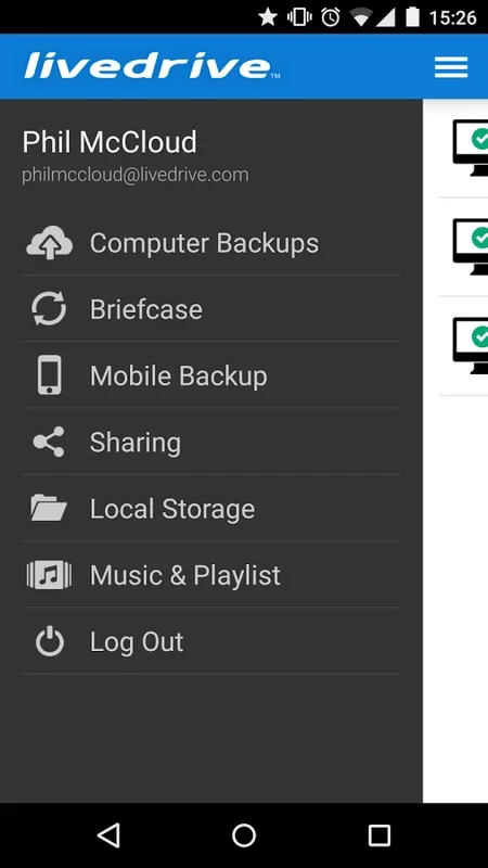 Livedrive for Android - Secure Cloud Storage Solution