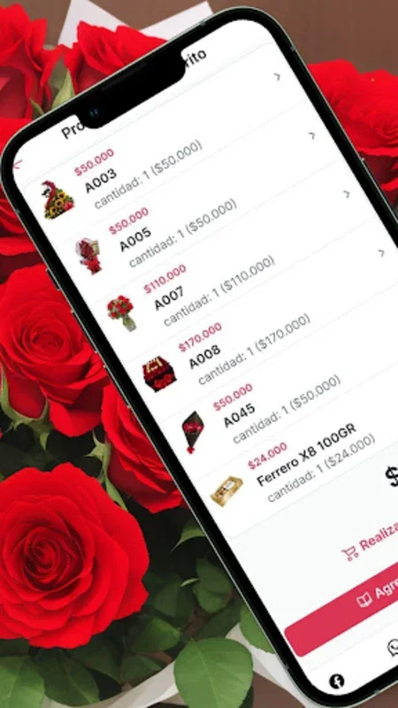 Floristería Los Lirios for Android - Easy Online Flower Shopping