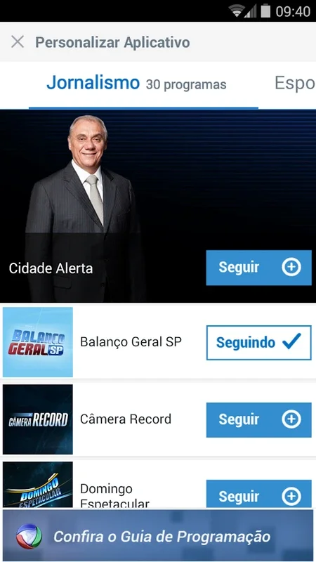 Rede Record for Android - Immerse in RecordTV's Programming