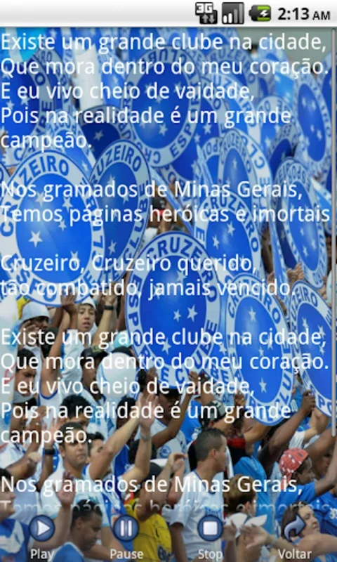 Músicas da Torcida Cruzeiro for Android - Immerse in Football Chants