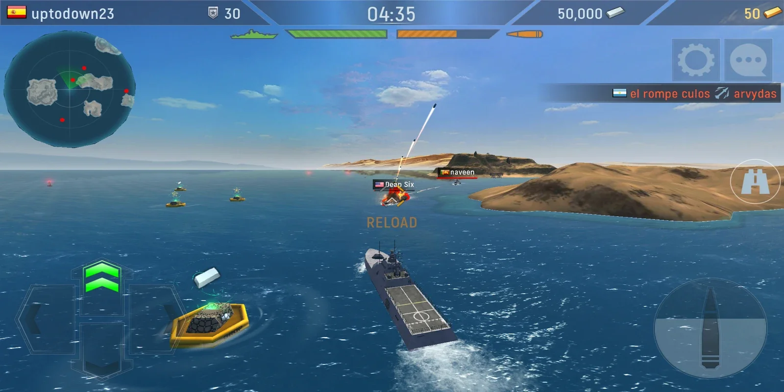 Naval Armada for Android - Immersive Naval Warfare