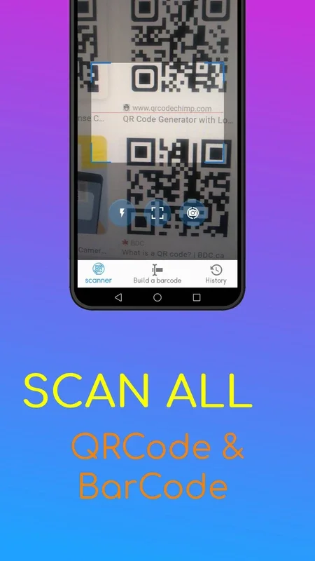 Build and scan barcodes|QR for Android: Scan & Generate Easily