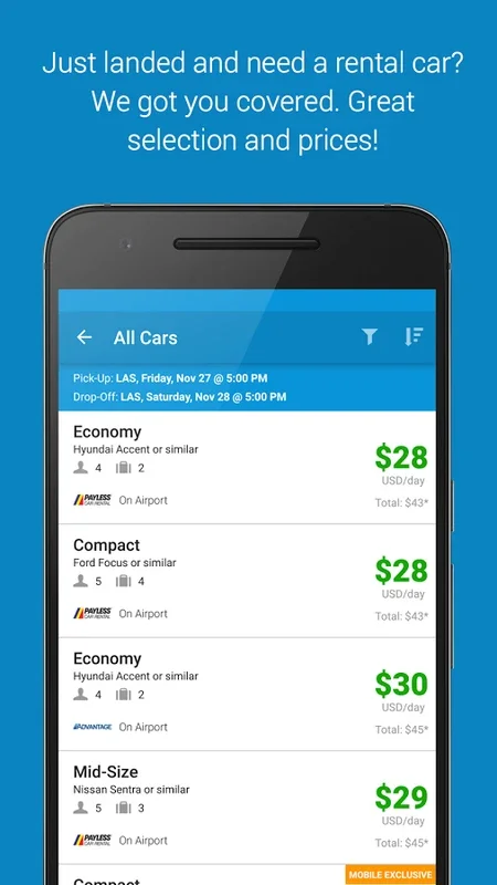 Priceline for Android - Plan Your Trips Easily