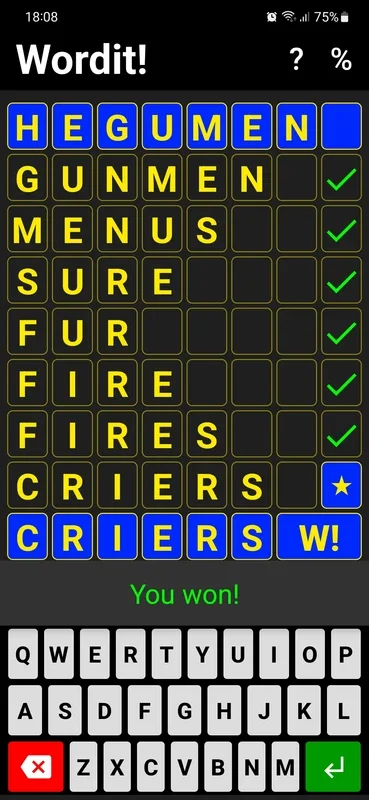 Wordit! for Android - Train Your Brain