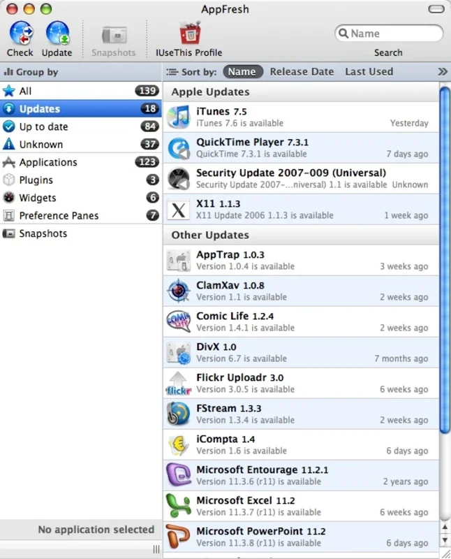 AppFresh for Mac - Keep Your Apps Updated