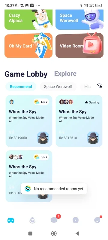 WePlay for Android: Mini - Games and Global Voice Chat