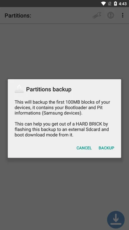 Partitions Backup and Restore for Android - Secure Your Data