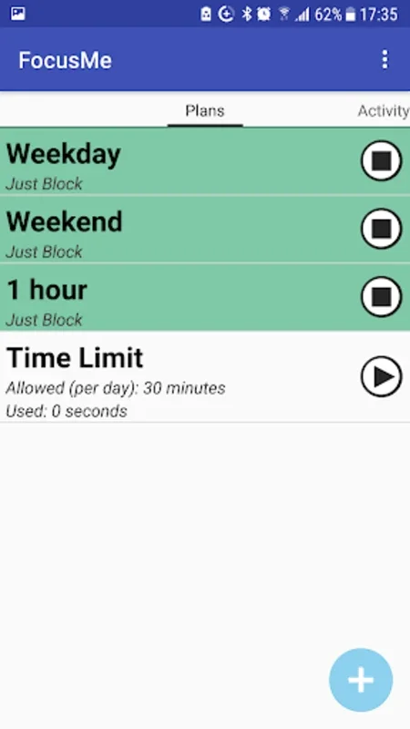 FocusMe for Android - Manage Screen Time Effectively