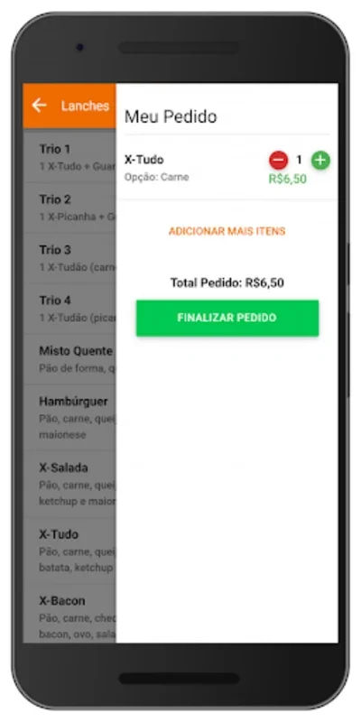 Gerônimos Lanches for Android - Seamless Food Ordering