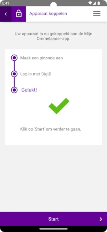 Mijn Ommelander for Android - Secure Health Data Access