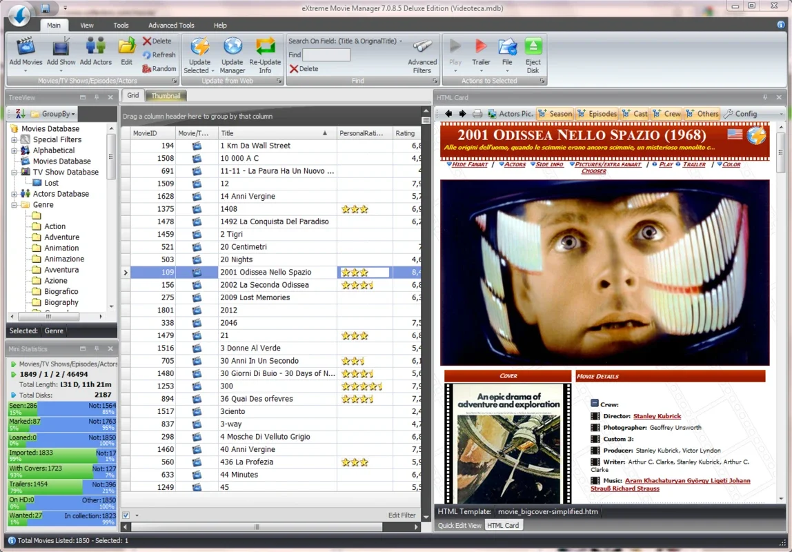 eXtreme Movie Manager for Windows - Organize Your Movie Collection