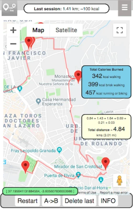 Distance Calorie for Android - Track Fitness Progress