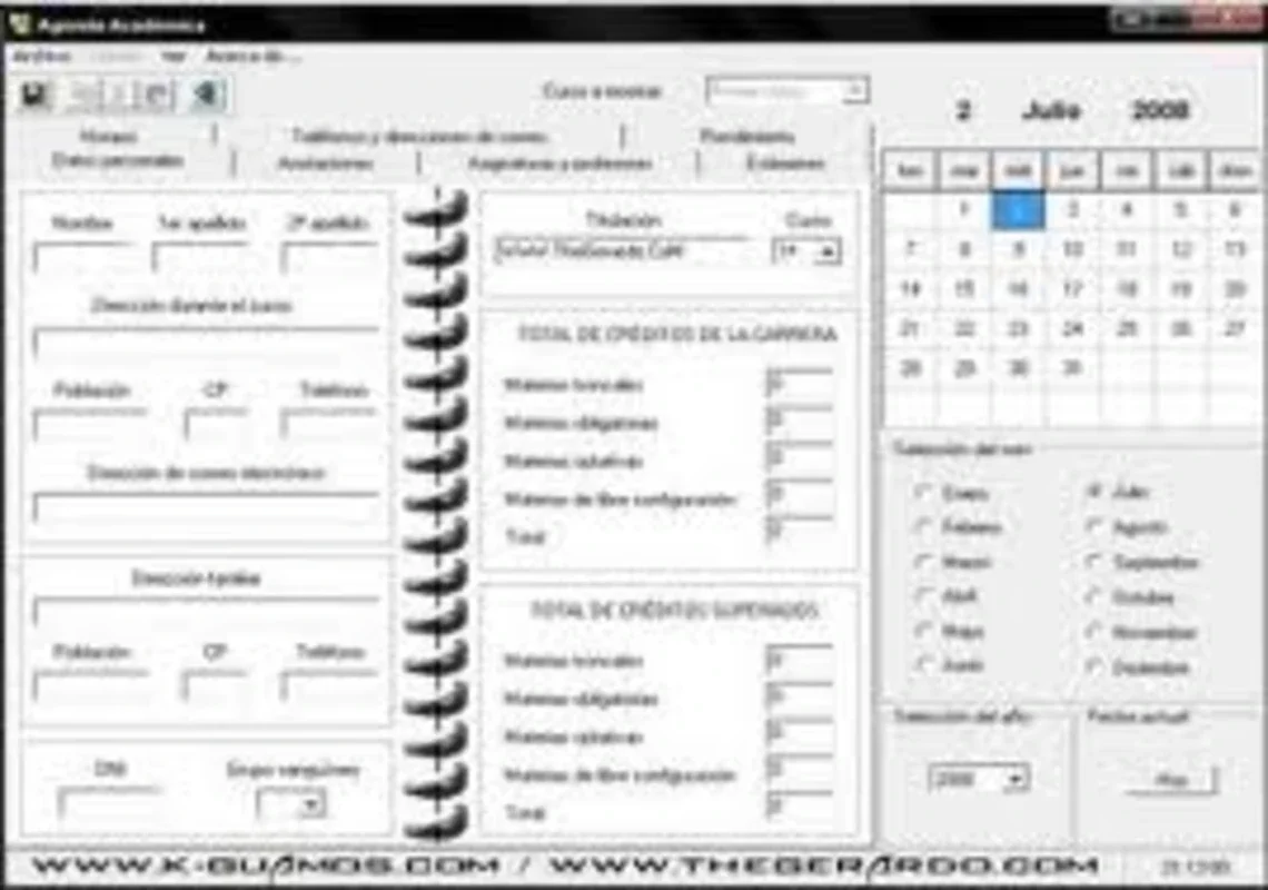 Academic Calendar for Windows - Manage Your Studies Easily