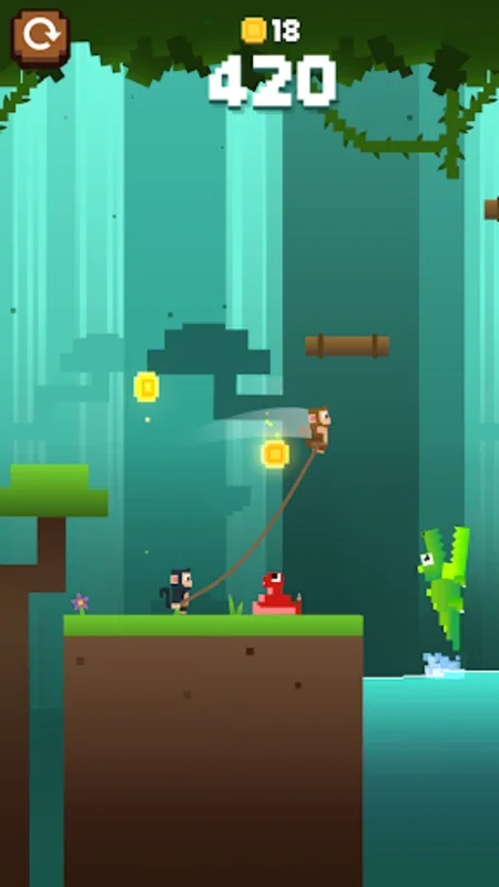 Monkey Ropes for Android - Swing Through the Jungle