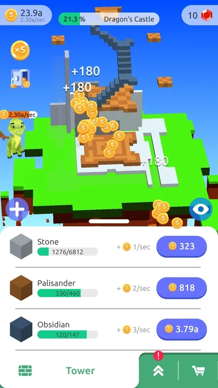 TapTower for Android - Build the Dragon's Tower