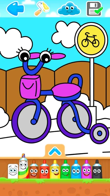 Coloring Pages for Children: Transport for Android