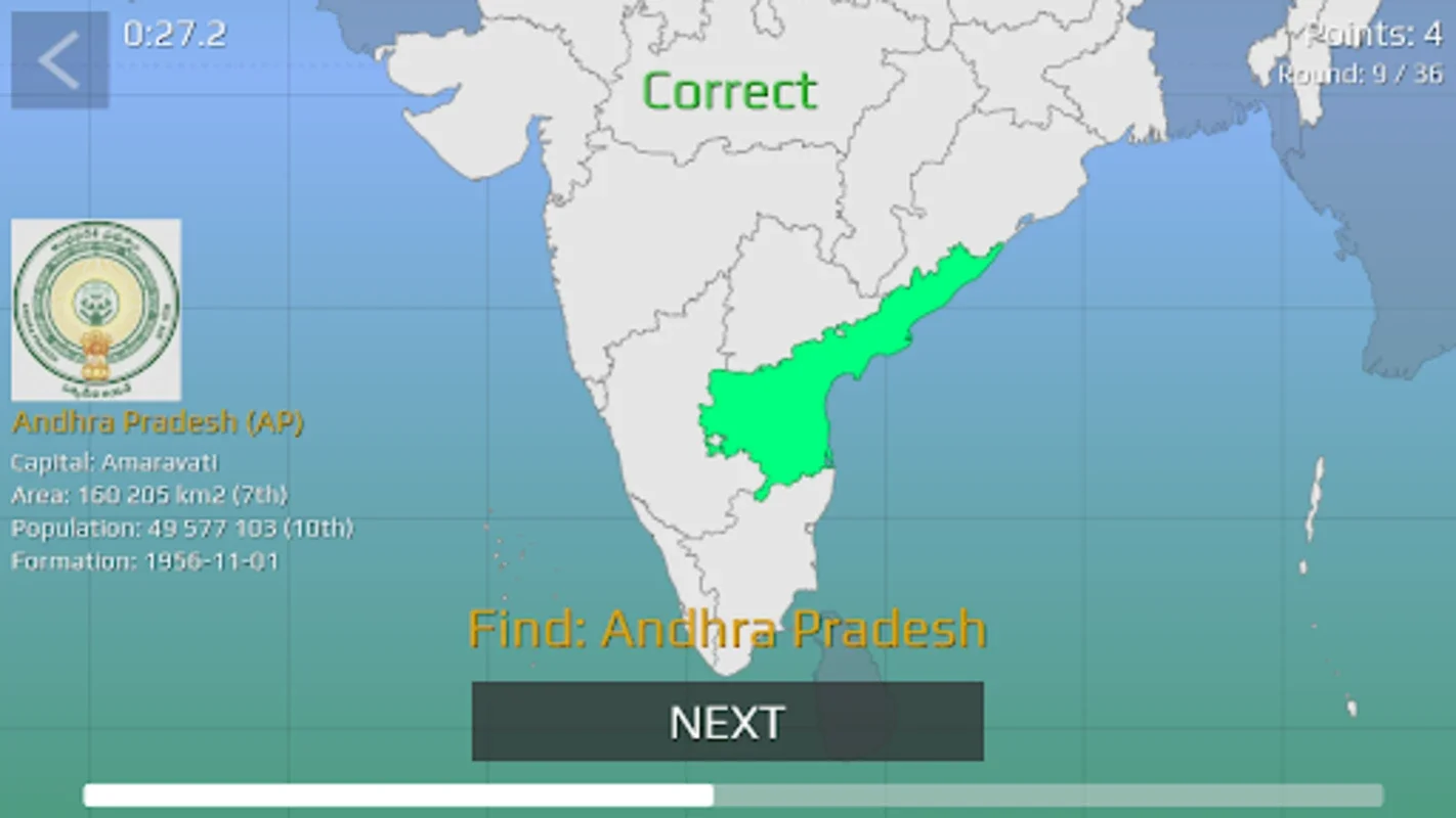 India Map Quiz for Android - Master India's Geography