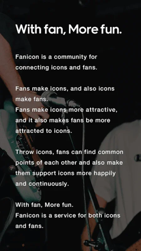 Fanicon for Android - Connect Creators and Fans