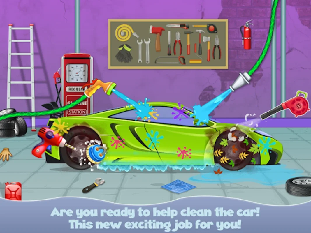 Baby Car Wash Garage Games For Boys on Android - Download the APK from AppHuts